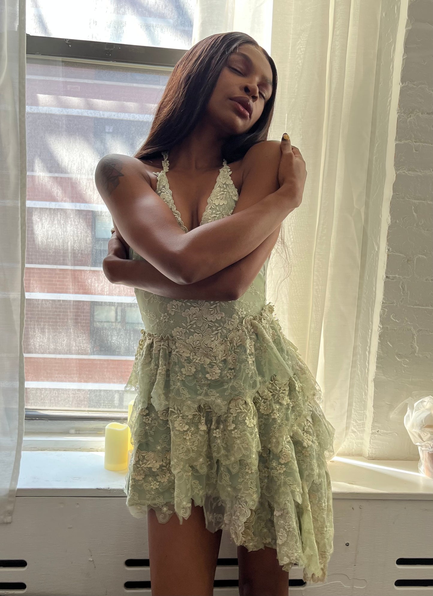 Laurel Cascade Dress
