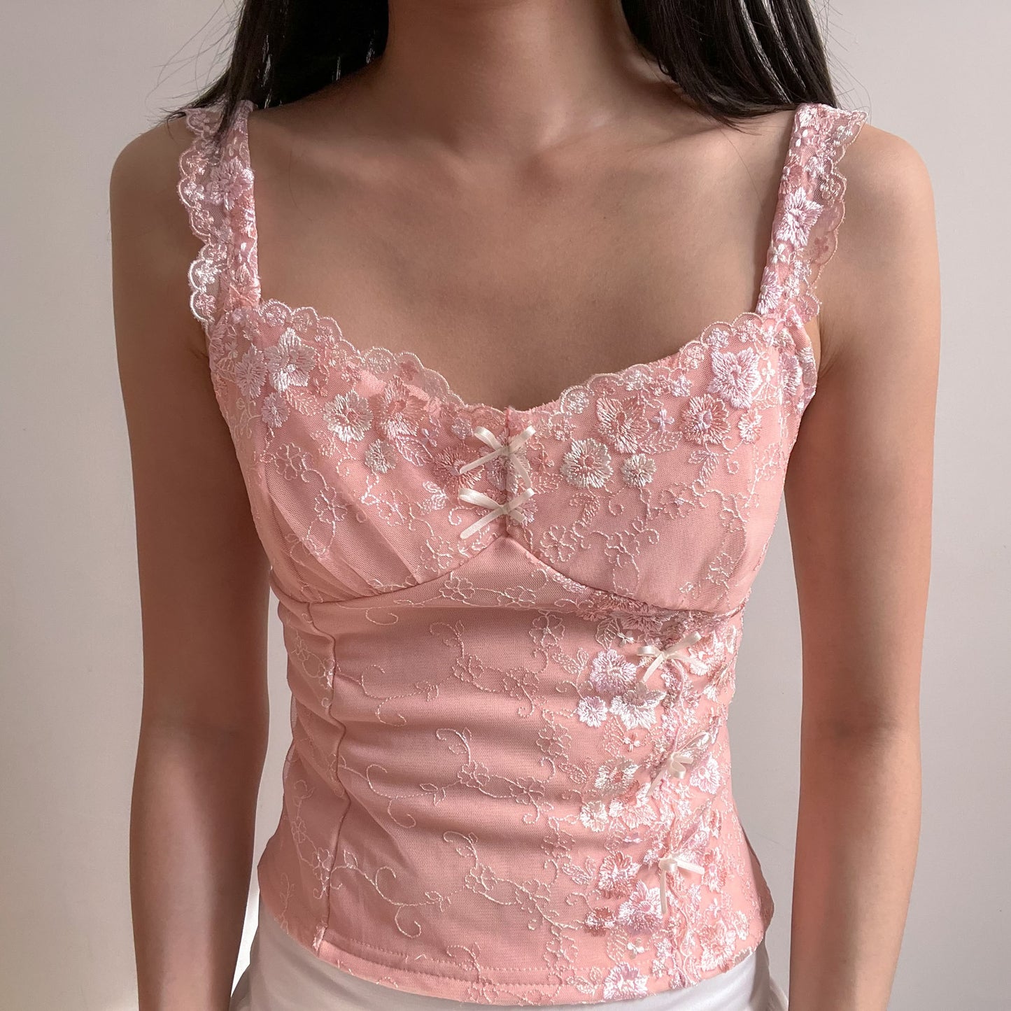 Blush Horizon Asymmetric Top