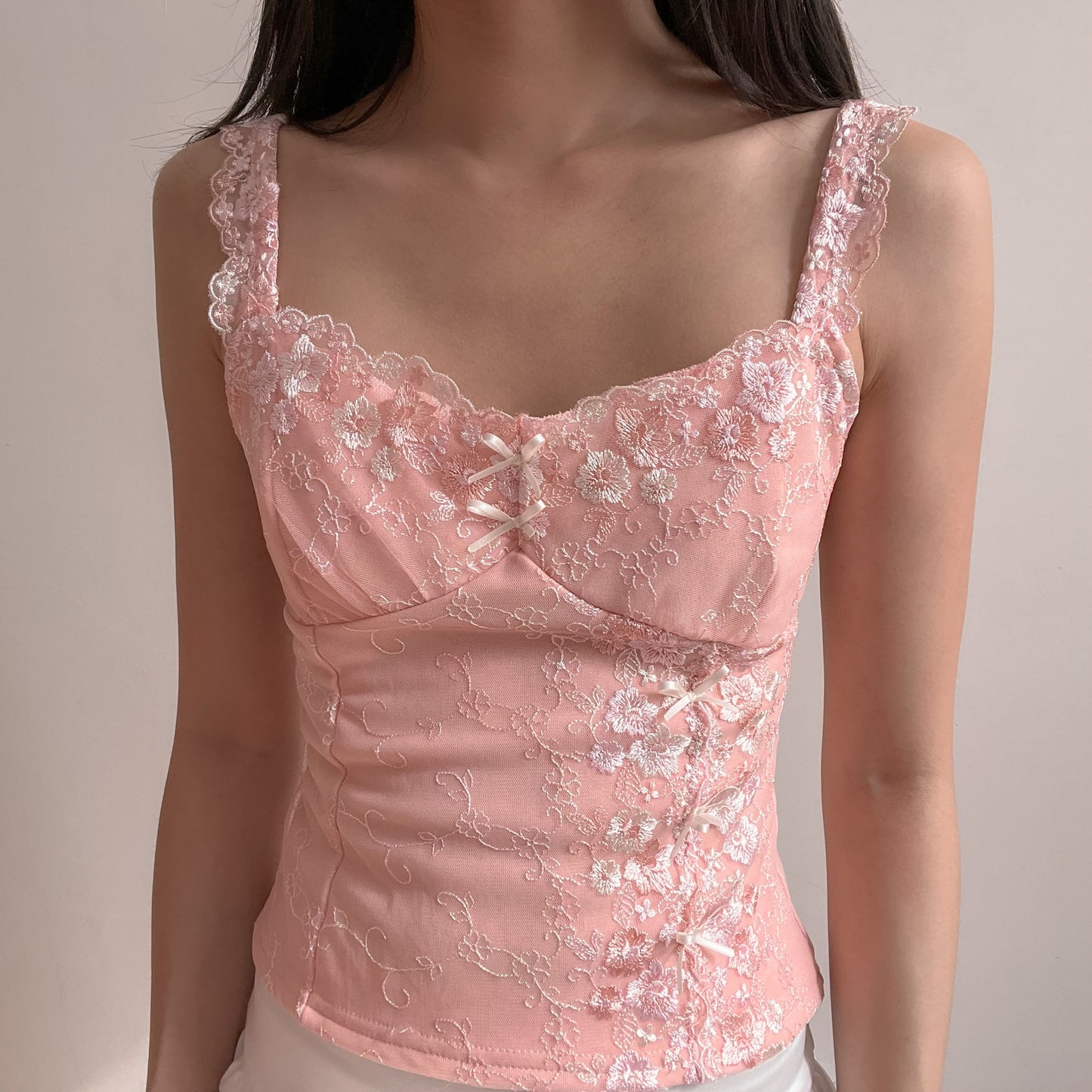 Blush Horizon Asymmetric Top