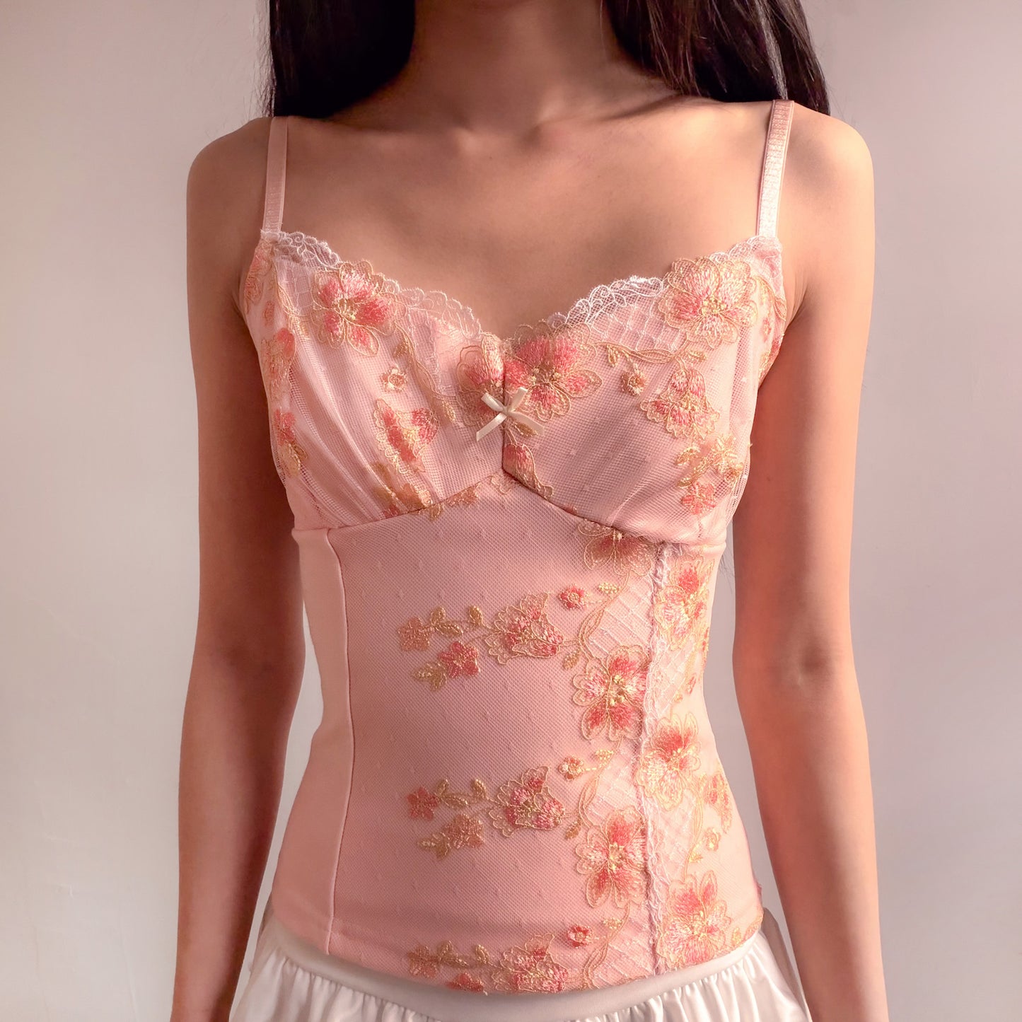Peach Blossom Asymmetric Top