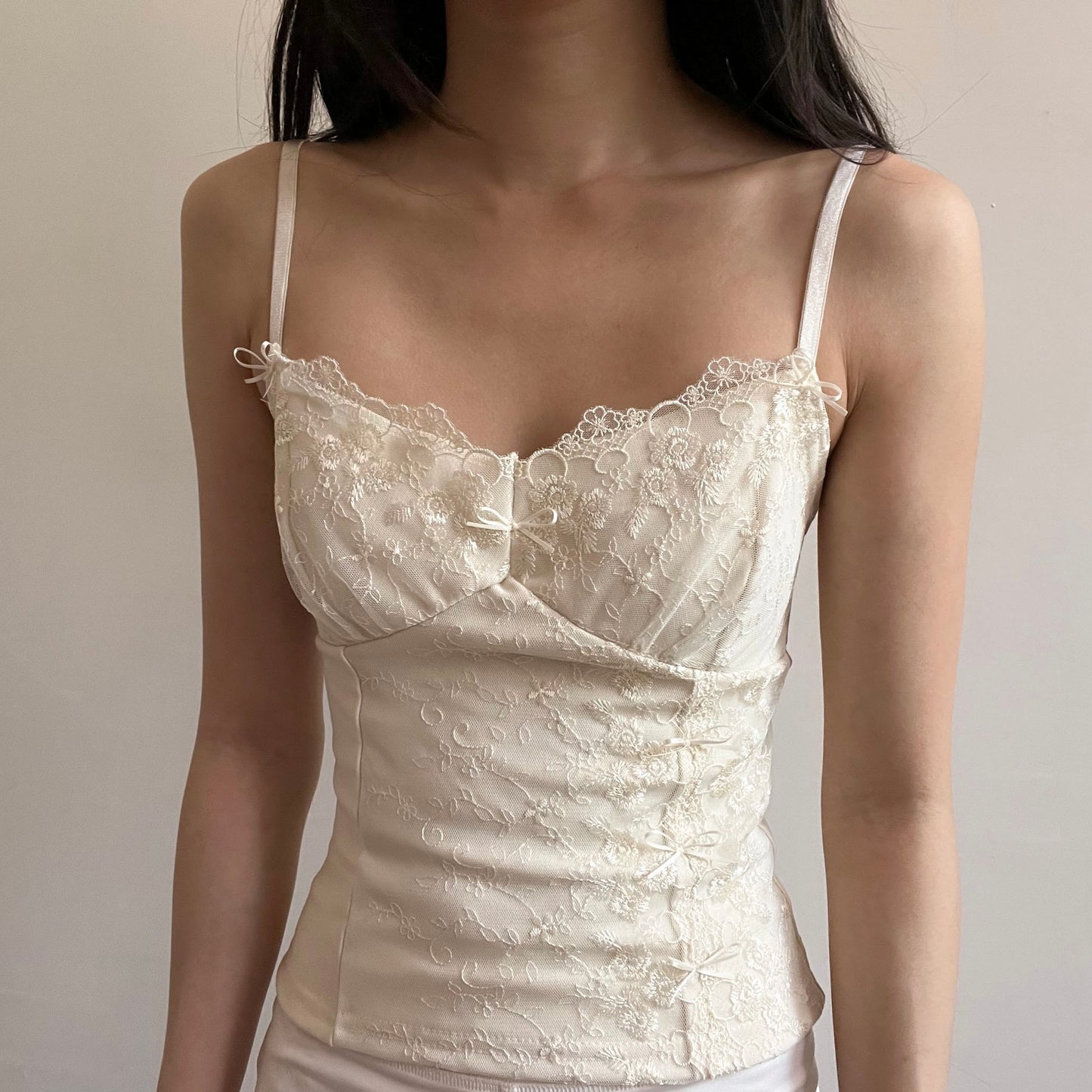 Vanilla Cream Asymmetric Top