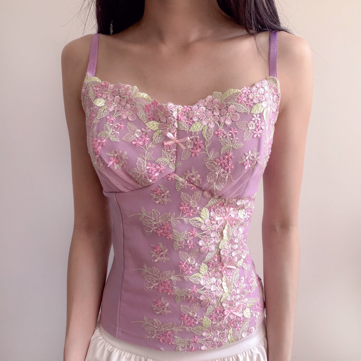 Violet Vineyard Asymmetric Top (Lavender)