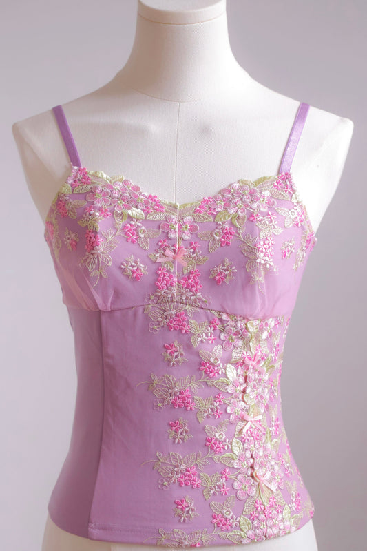 Violet Vineyard Asymmetric Top