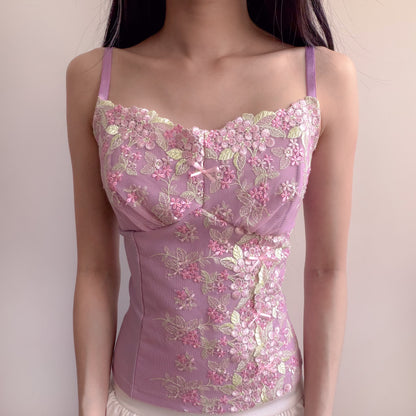 Violet Vineyard Asymmetric Top (Lavender)