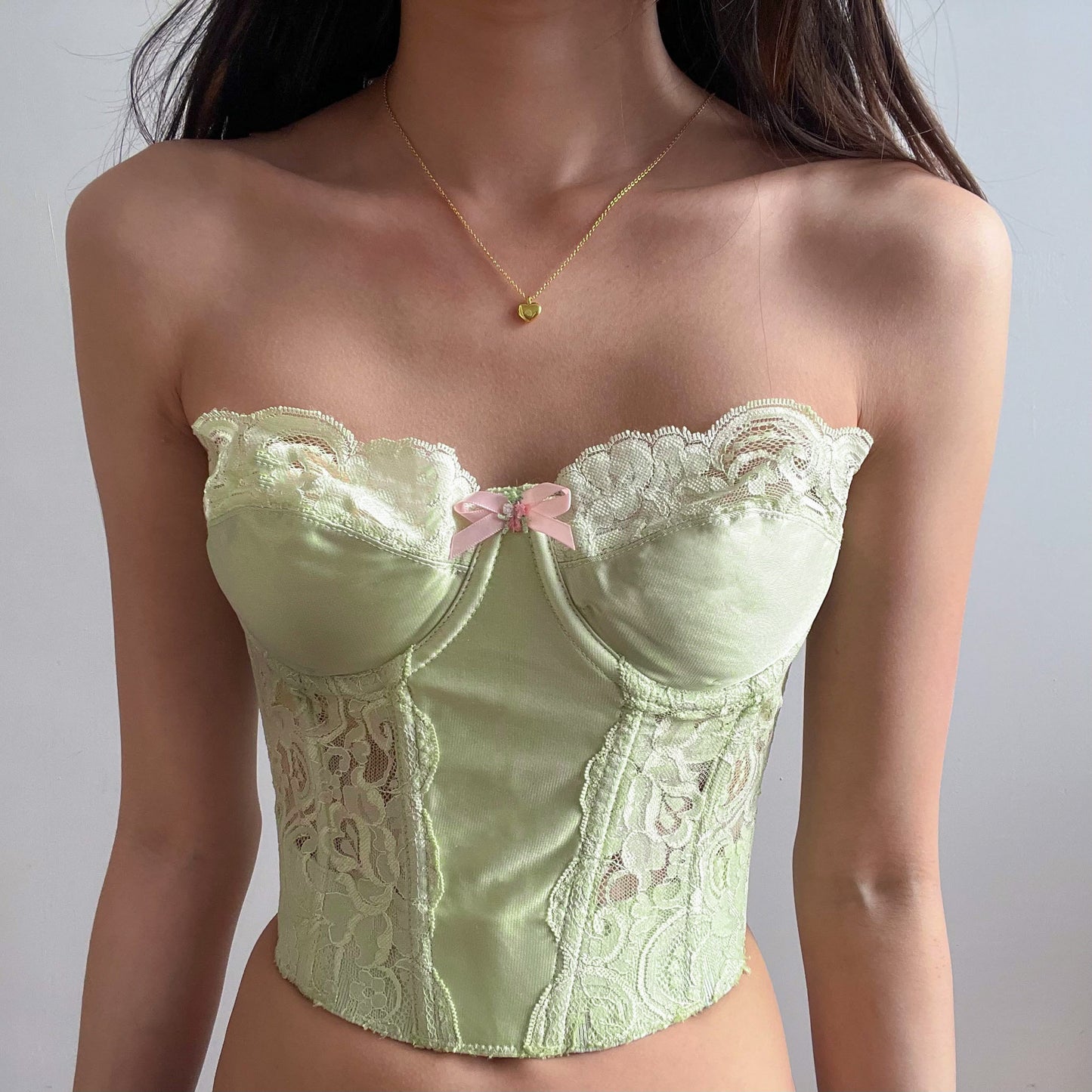 Green Vintage Bustier