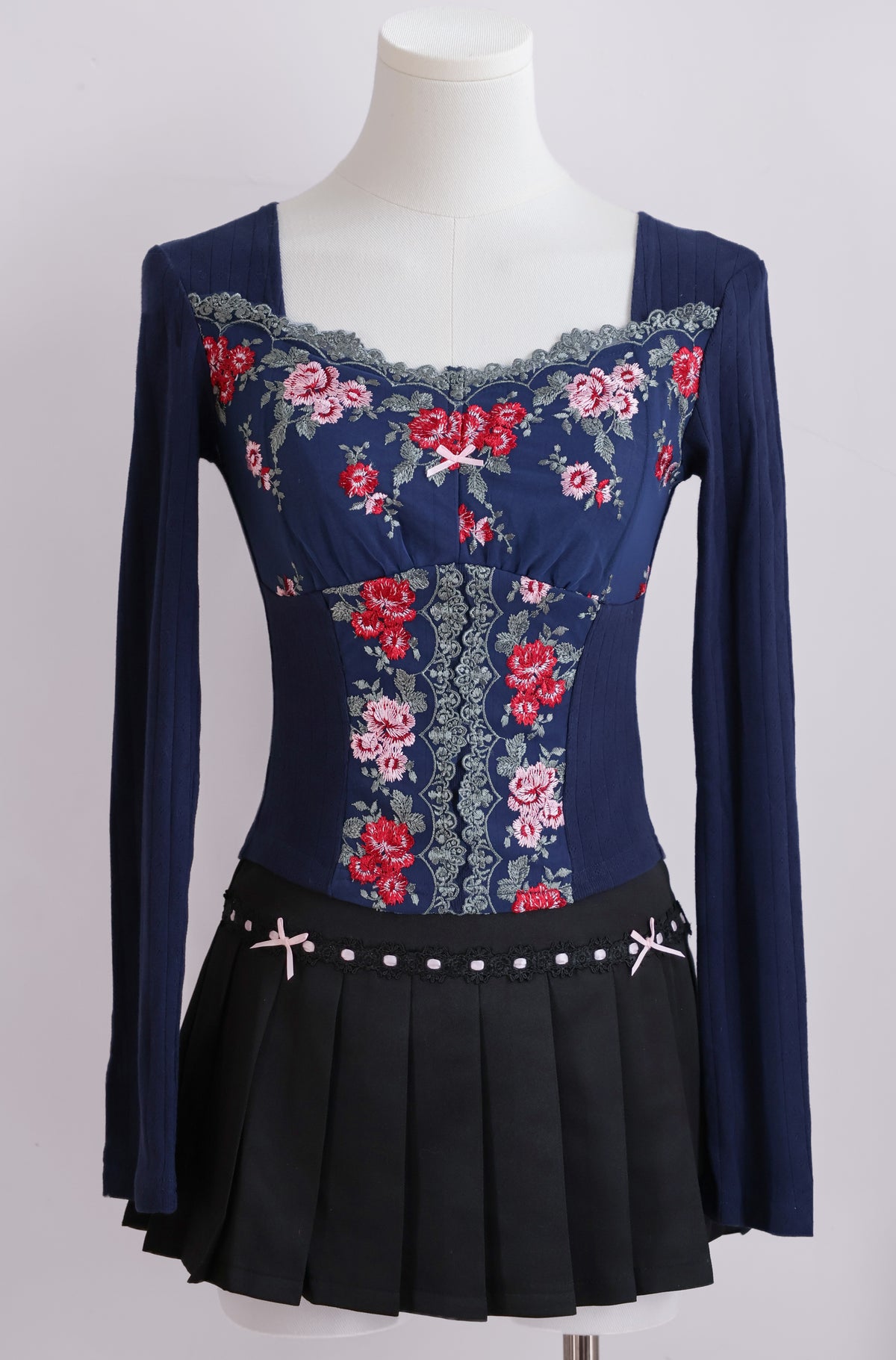 Midnight Pleated Skirt