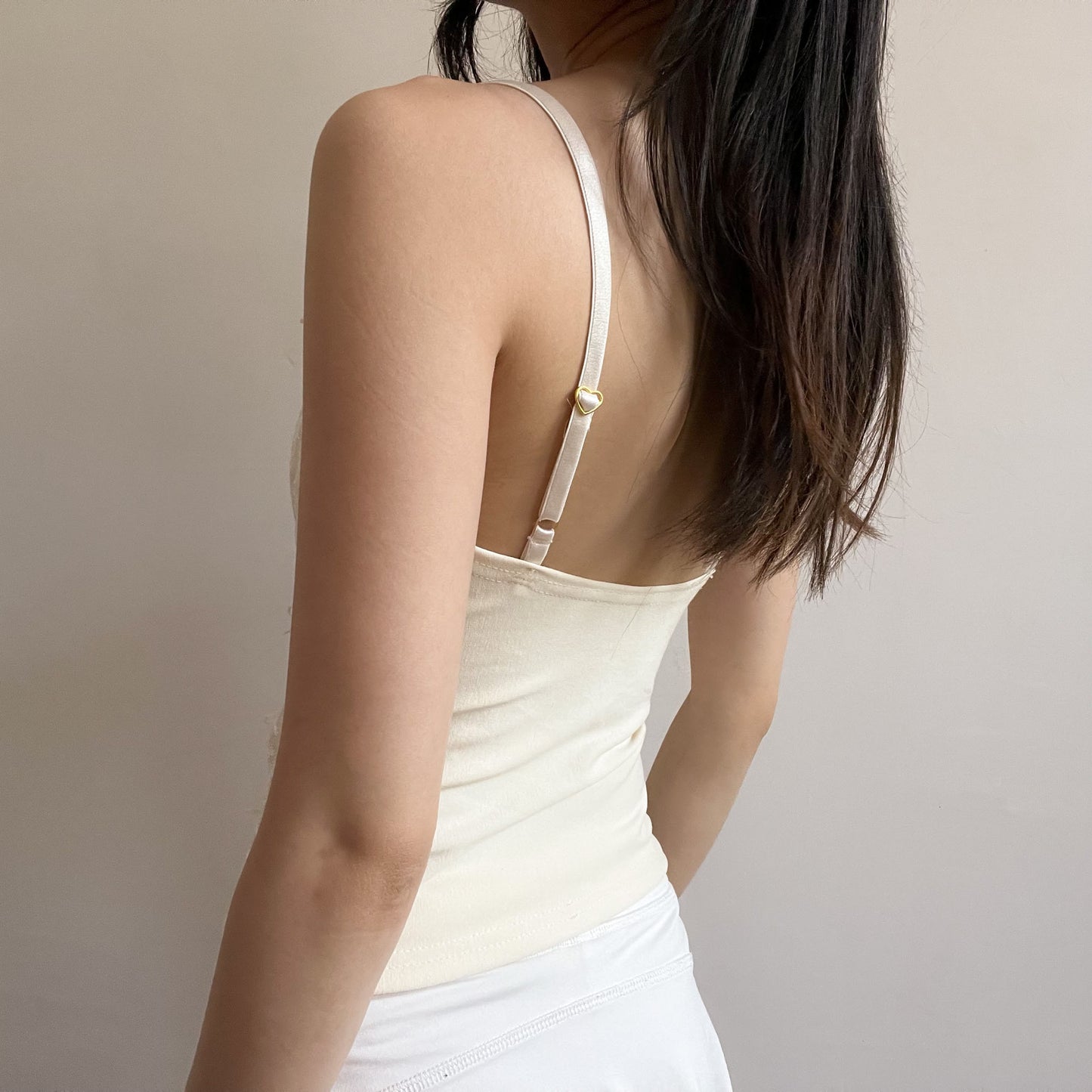 Vanilla Cream Asymmetric Top