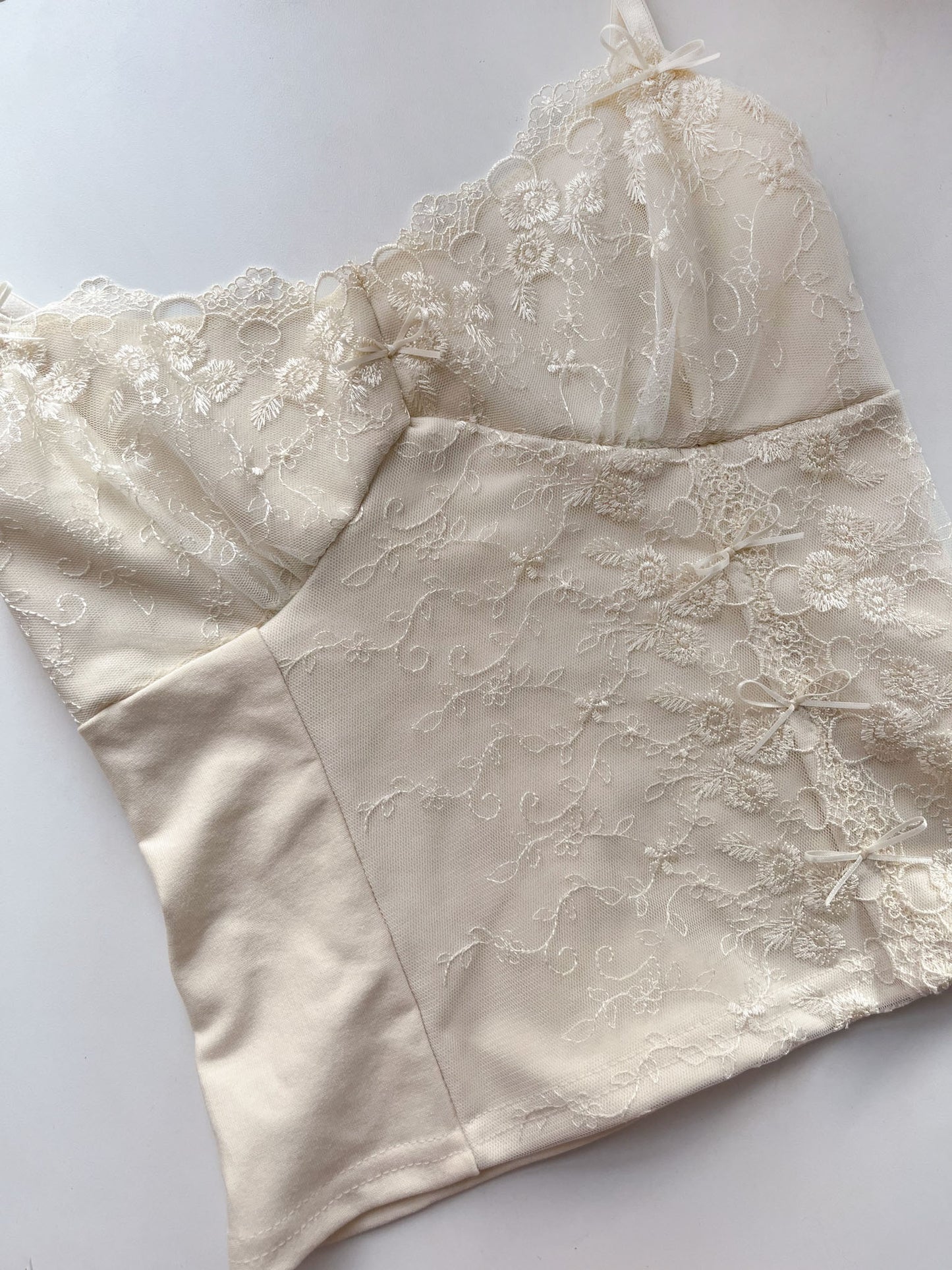 Vanilla Cream Asymmetric Top