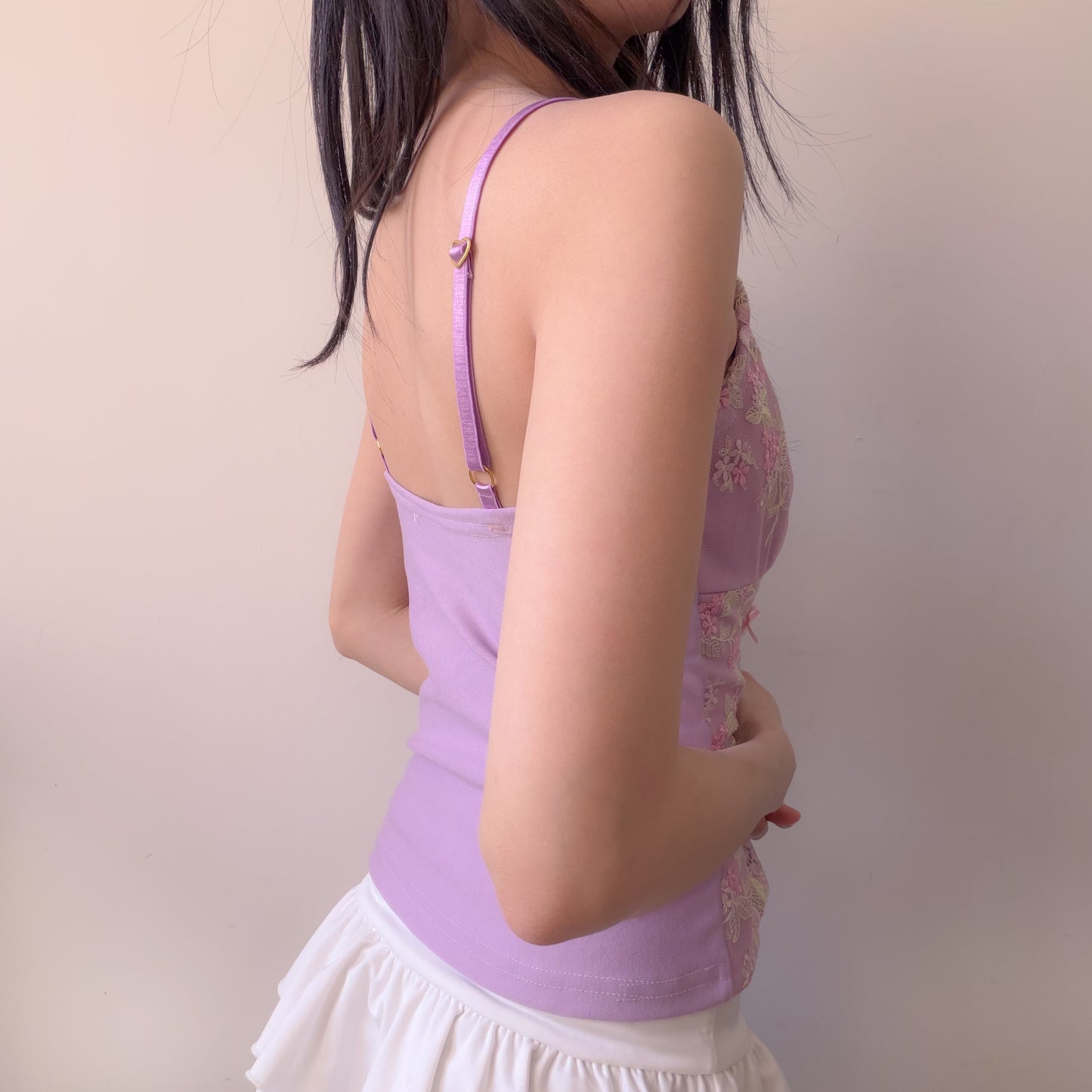Violet Vineyard Asymmetric Top (Lavender)