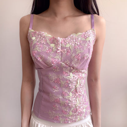 Violet Vineyard Asymmetric Top (Lavender)