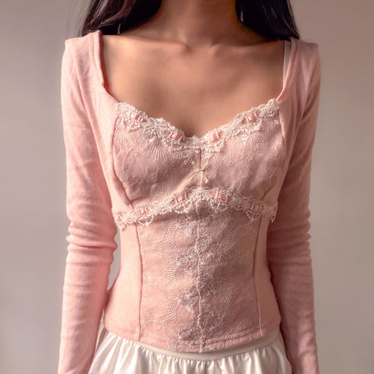 Petite Chérie Pointelle Top