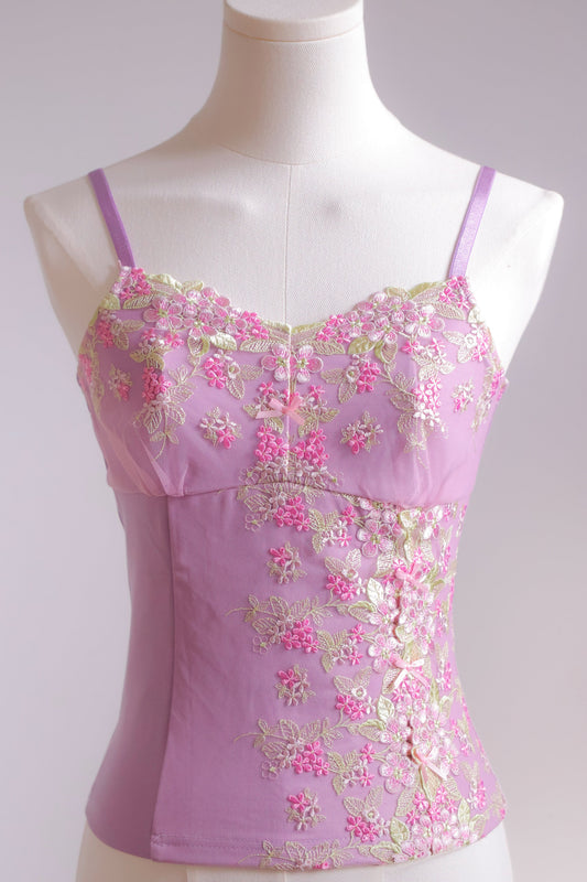 Violet Vineyard Asymmetric Top