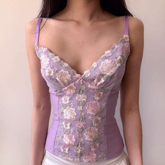 Lilac Bloom Top