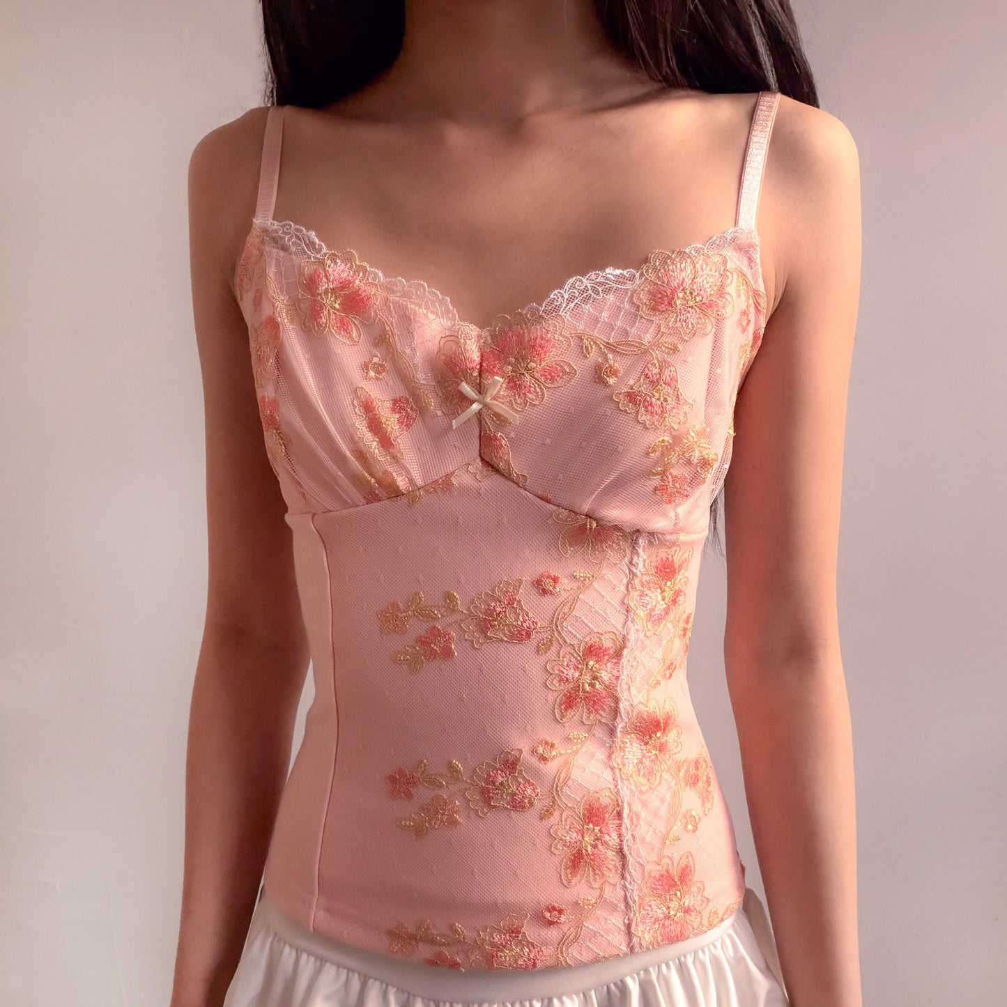 Peach Blossom Asymmetric Top