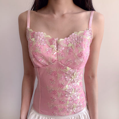 Violet Vineyard Asymmetric Top (Pink)