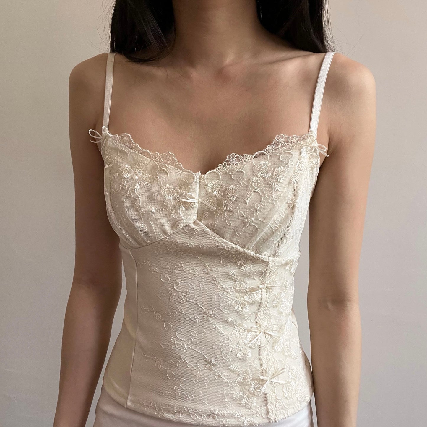 Vanilla Cream Asymmetric Top