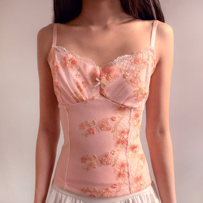 Peach Blossom Asymmetric Top