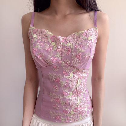 Violet Vineyard Asymmetric Top (Lavender)