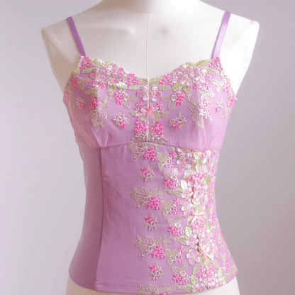 Violet Vineyard Asymmetric Top